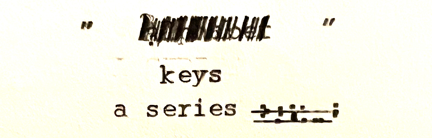 Keys banner